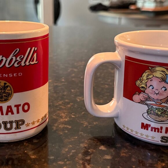 Vintage Campbell Soup Mugs (2), Collectible - Picture 1 of 6